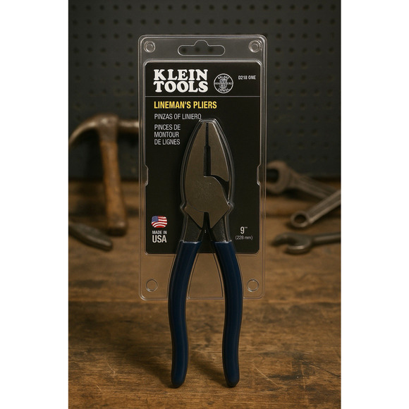 Klein Tools — D213-9NE Lineman’s Pliers 9” Made in USA New Sealed - Picture 7 of 7
